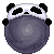 Boule d'Hokage Panda Dark Boule d'Hokage Panda Dark